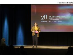 Fotos der Preisverleihung des Kurzfilmfestivals "20minmax"