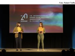 Fotos der Preisverleihung des Kurzfilmfestivals "20minmax"