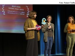 Fotos der Preisverleihung des Kurzfilmfestivals "20minmax"