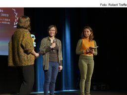 Fotos der Preisverleihung des Kurzfilmfestivals "20minmax"