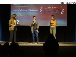 Fotos der Preisverleihung des Kurzfilmfestivals "20minmax"