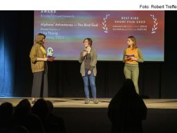 Fotos der Preisverleihung des Kurzfilmfestivals "20minmax"