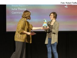 Fotos der Preisverleihung des Kurzfilmfestivals "20minmax"