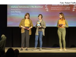 Fotos der Preisverleihung des Kurzfilmfestivals "20minmax"