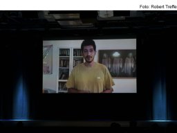 Fotos der Preisverleihung des Kurzfilmfestivals "20minmax"