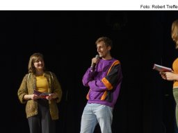Fotos der Preisverleihung des Kurzfilmfestivals "20minmax"