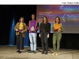 Fotos der Preisverleihung des Kurzfilmfestivals "20minmax"