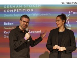 Fotos der Preisverleihung des Kurzfilmfestivals "20minmax"