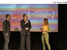 Fotos der Preisverleihung des Kurzfilmfestivals "20minmax"