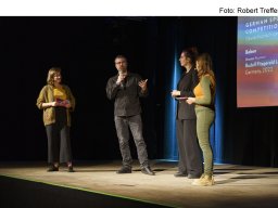 Fotos der Preisverleihung des Kurzfilmfestivals "20minmax"