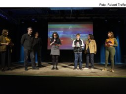 Fotos der Preisverleihung des Kurzfilmfestivals "20minmax"