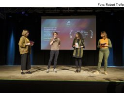 Fotos der Preisverleihung des Kurzfilmfestivals "20minmax"