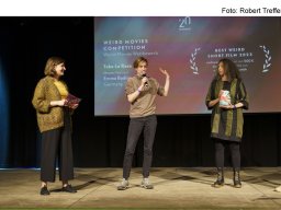 Fotos der Preisverleihung des Kurzfilmfestivals "20minmax"
