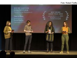 Fotos der Preisverleihung des Kurzfilmfestivals "20minmax"