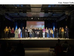 Fotos der Preisverleihung des Kurzfilmfestivals "20minmax"